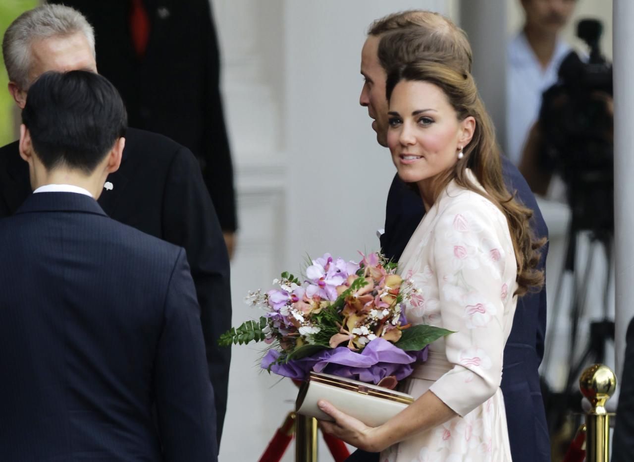 Kate a William na výletě v Singapuru