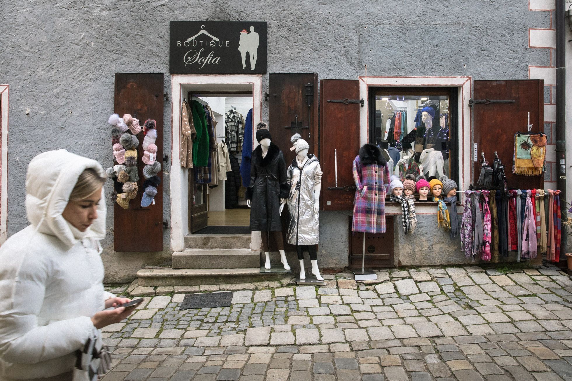 Český Krumlov, overturismus, turisté, zima, andělský průvod, advent, mikuláš