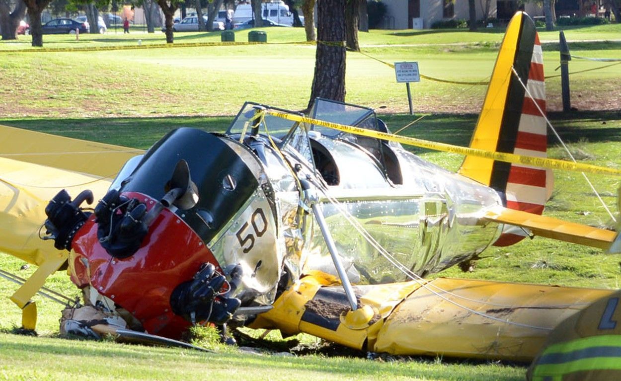 Havárie letadla Harrisona Forda