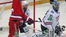 Finále KHL, Lev-Magnitogorsk: Petr Vrána - Vasilij Košečkin (83)