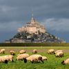 Mont-Saint-Michel francie klášter ostrov