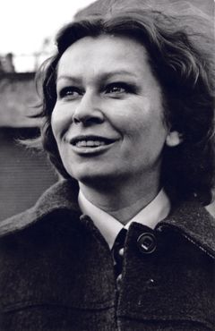 Zdena Tominová v roce 1979, krátce poté, co se stala mluvčí Charty 77.