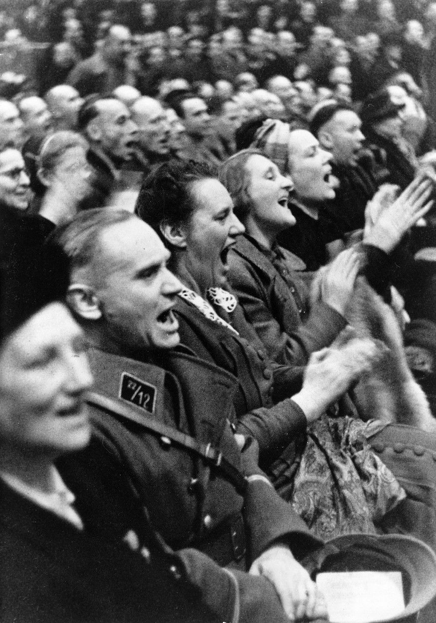 Joseph Goebbels, Adolf Hitler, totální mobilizace, nacismus, druhá světová válka, válka, Německo, Třetí říše, zahraničí
