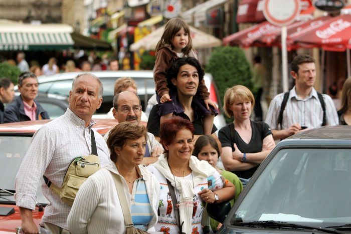 Diváci na Uhelném trhu