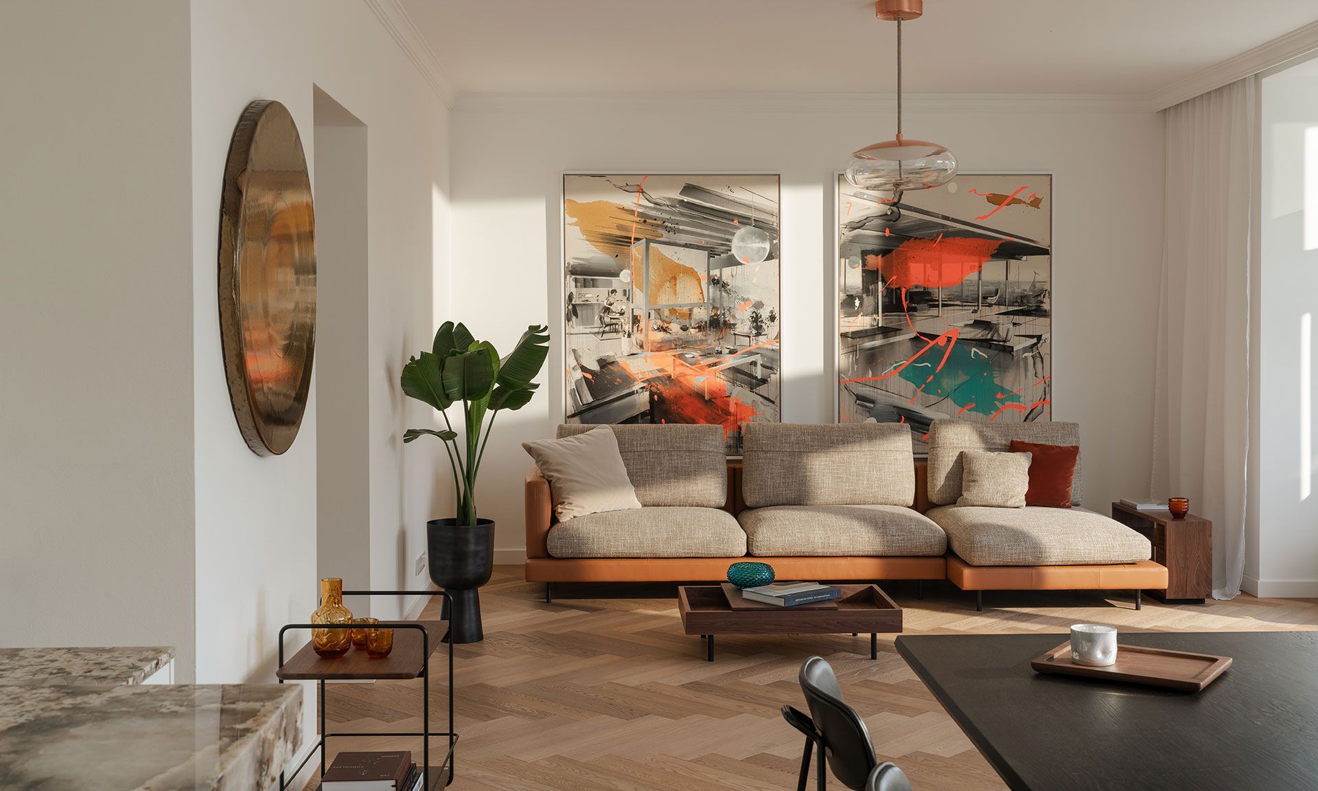 Vila Silenta, interiér roku