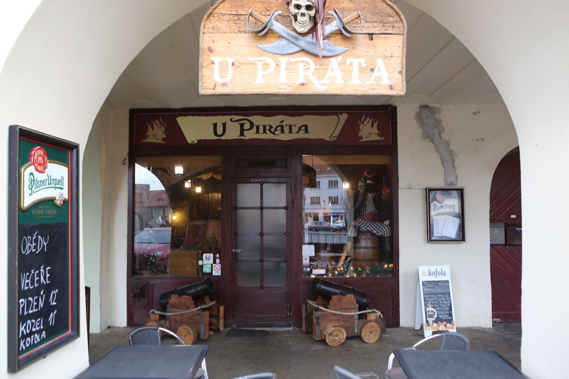 První den EET: Restaurace U piráta Mělník
