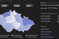 Tady je mapa české chudoby. Kdo žije okolo vás?