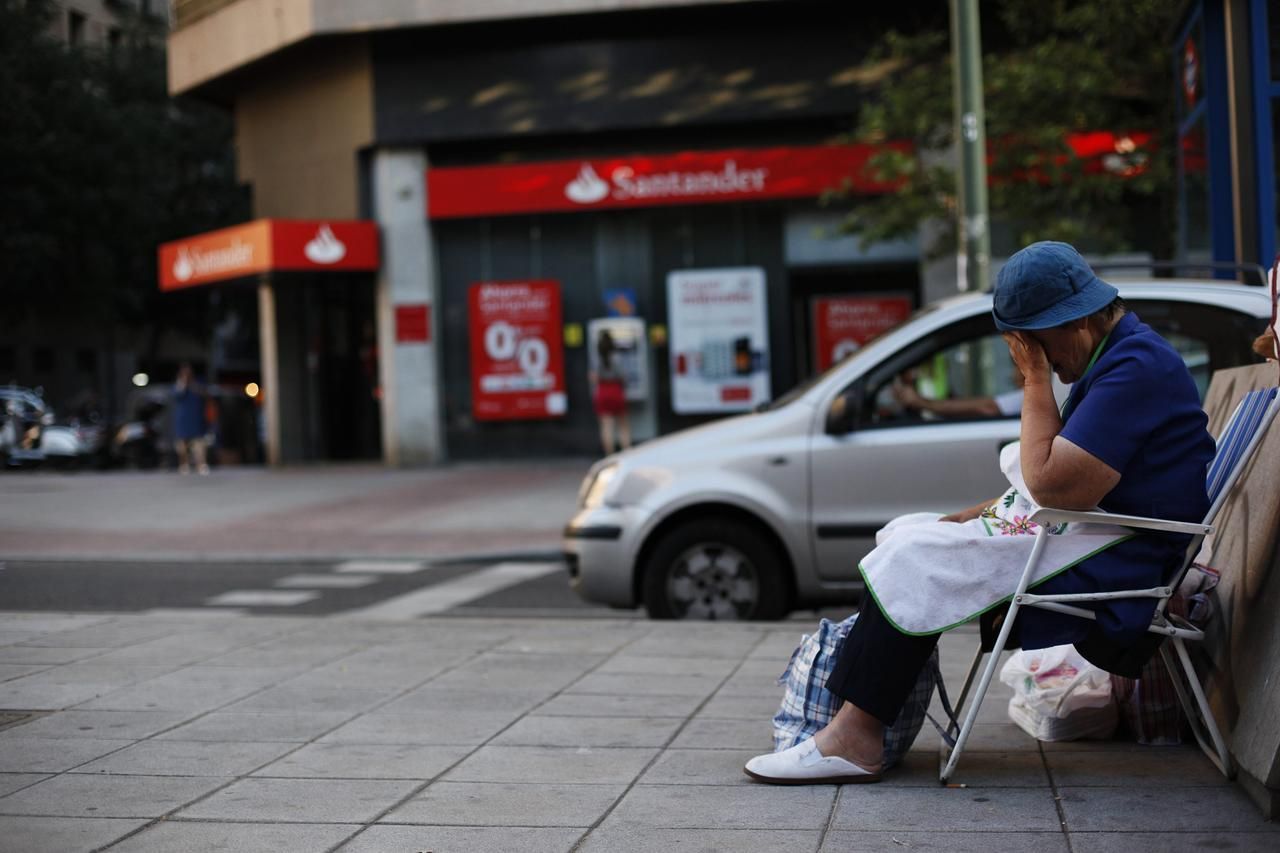 Foto: Krize ve Španělsku. Z normální rodiny se stali bezdomovcii