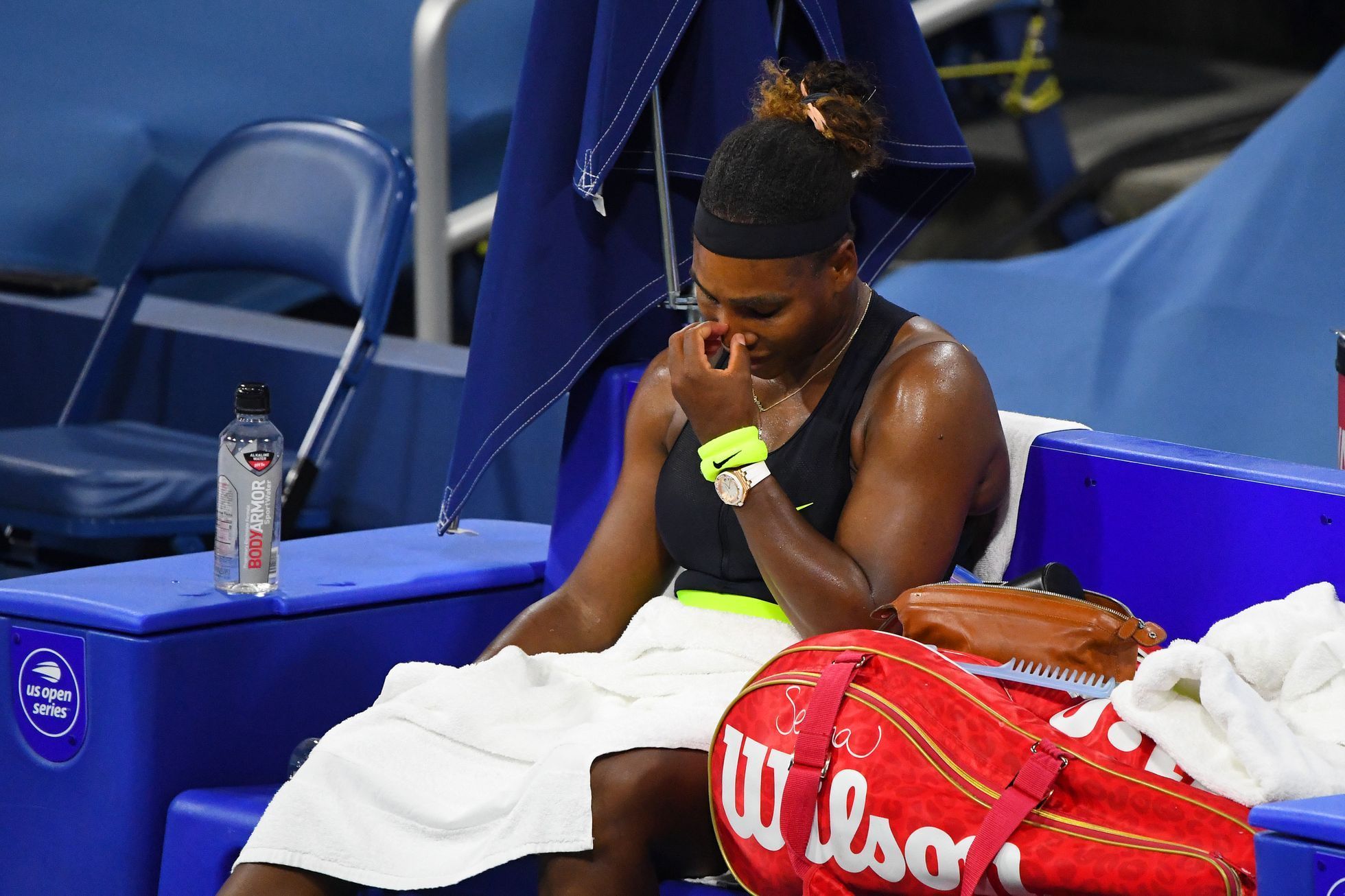 Serena Williamsová na turnaji v New Yorku 2020