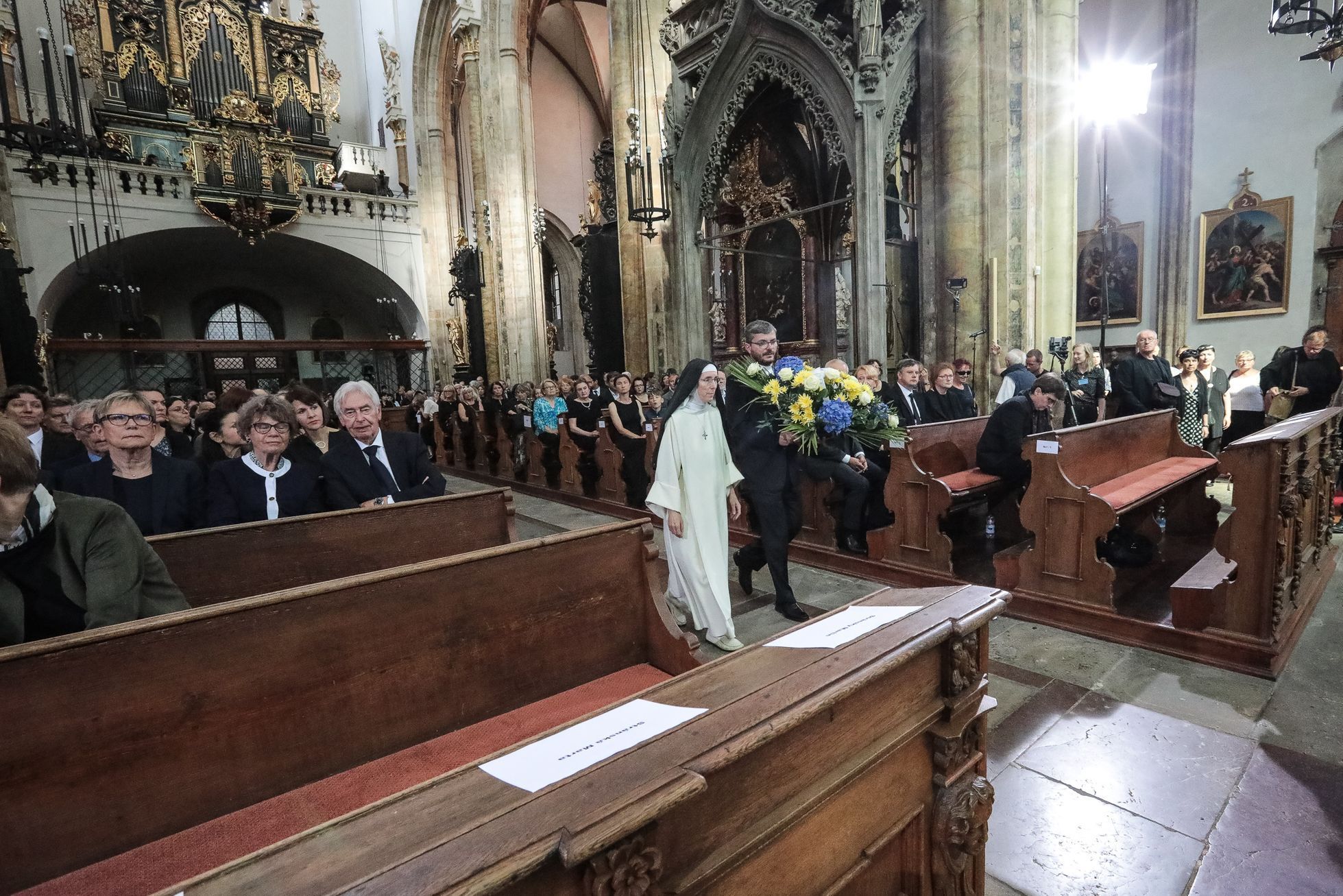 Pohřeb spisovatel Jiří Stránský