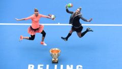 Turnaj v Pekingu, finále čtyřhry: Šafářová, Matteková-Sandsová
