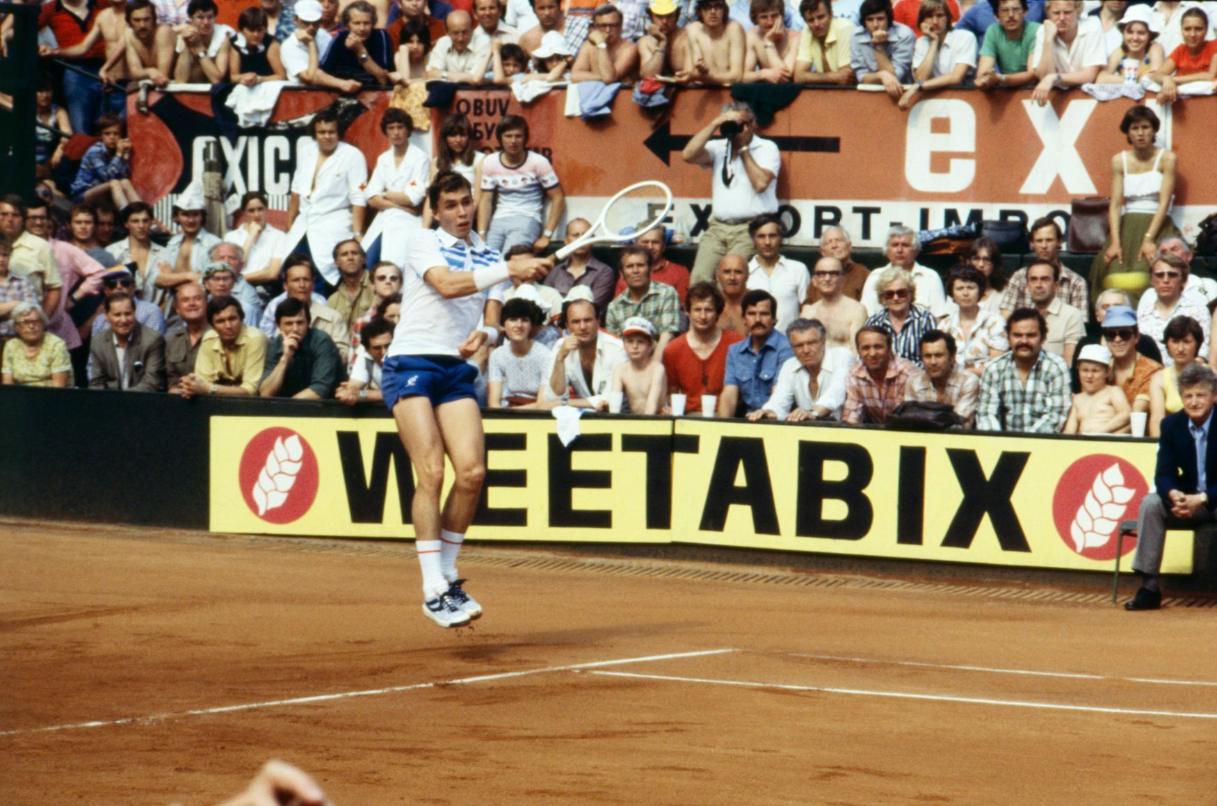 Davisův pohár 1980 (Ivan Lendl, Československo - Francie, Štvanice)