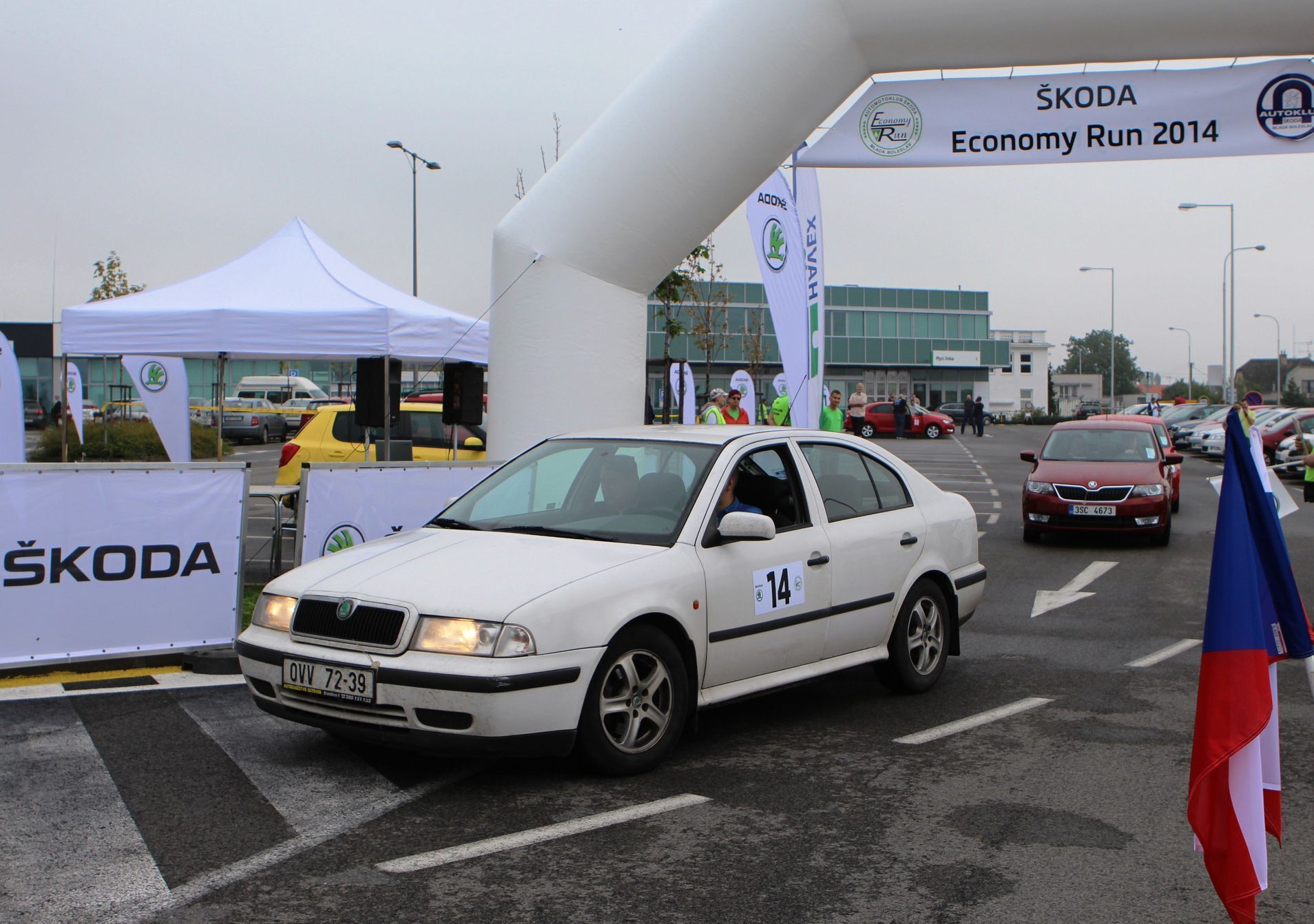 Škoda economy run 2014 - start