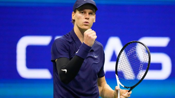 Jannik Sinner na US Open 2025