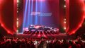 Monopost formule 1 Ferrari SF 1000 pro sezonu 2020 při prezentaci v divadle v městě Reggio Emilia