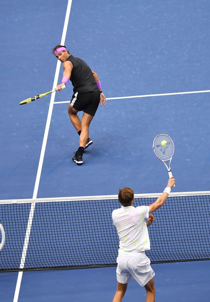 Finále US Open Nadal Medveděv