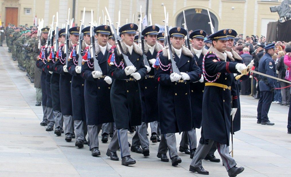 Inaugurace Miloše Zemana na Hradě