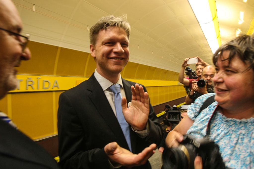 Znovuotevřená stanice Národní třída
