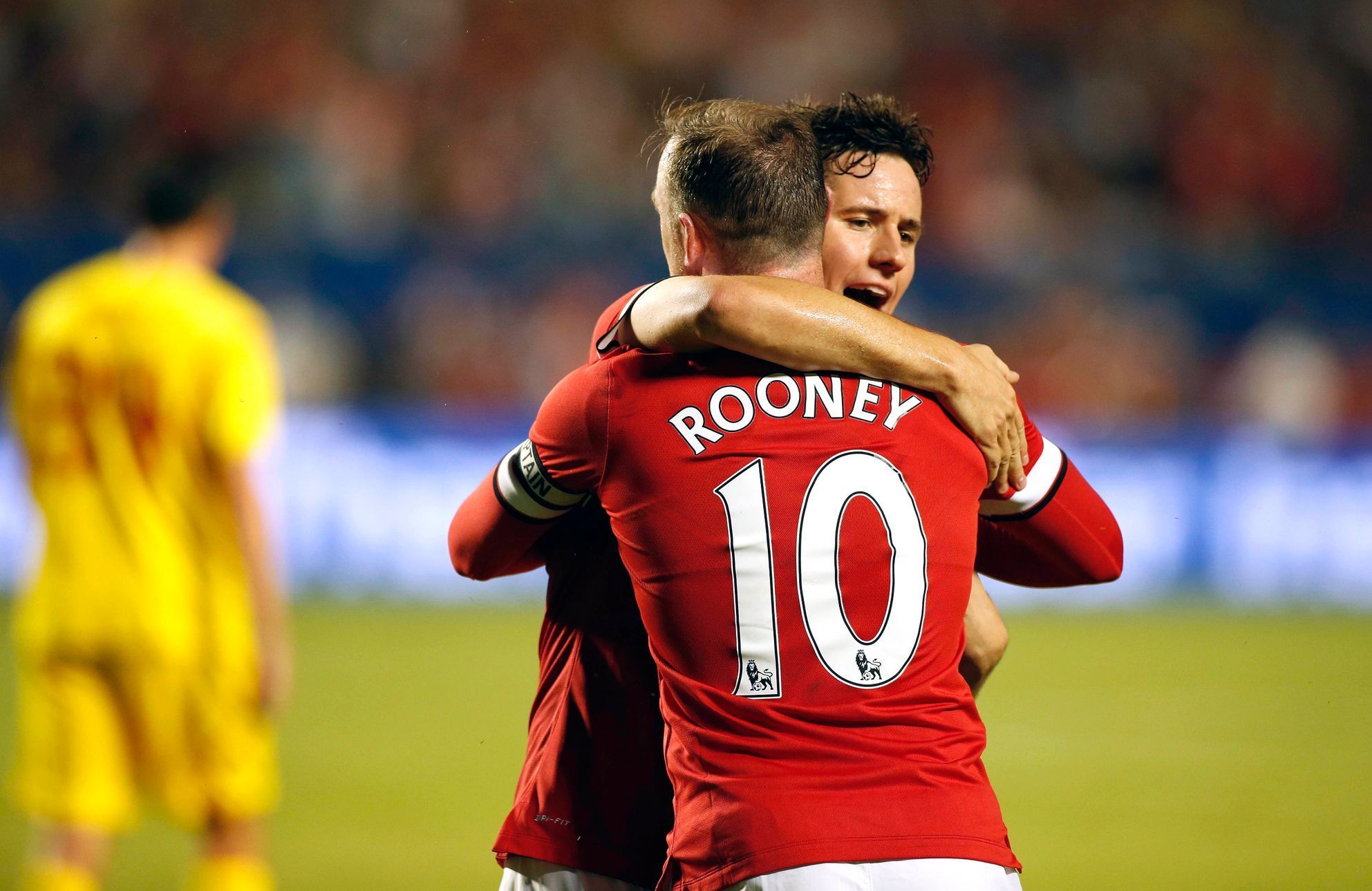 Rooney slaví gól Manchesteru United