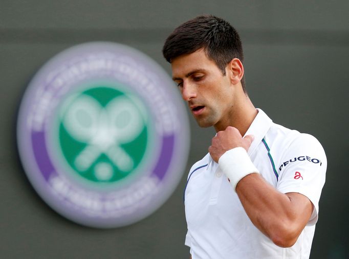 Novak Djokovič na Wimbledonu 2015