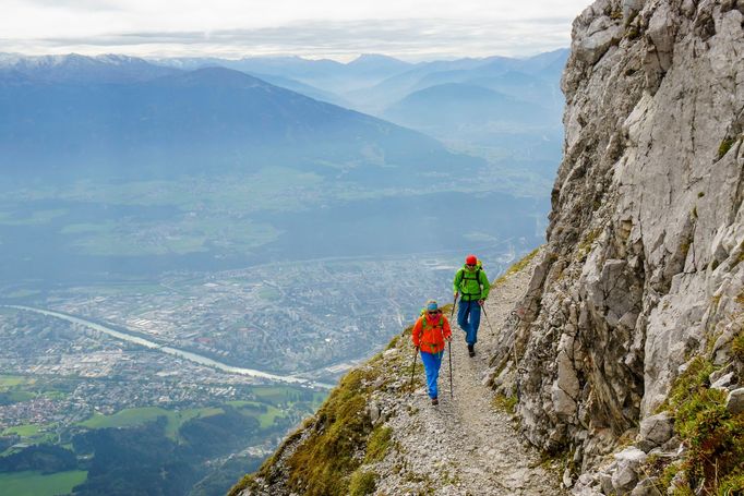 Pěší putování Orlí stezkou "Adlerweg", Tyrolsko