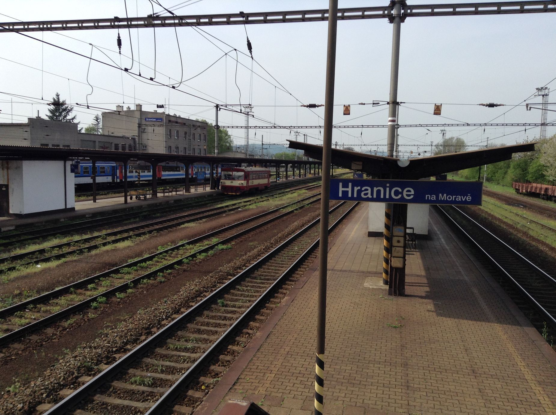 Železnice, nádraží, Hranice na Moravě