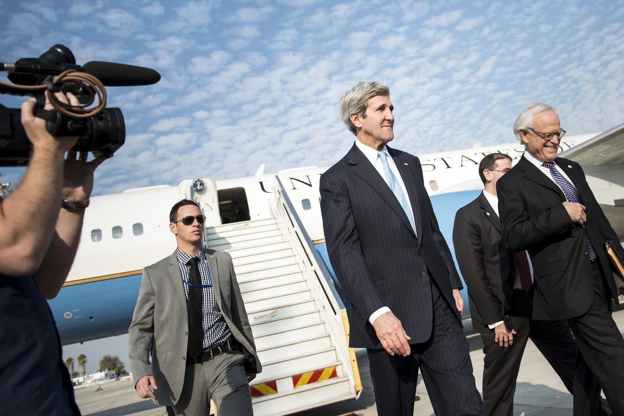 John Kerry na návštěvě v Izraeli