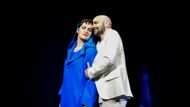 Václava Krejčí Housková jako Fenena a Enrico Casari v roli Ismaela.