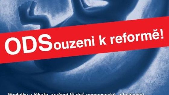 Sociální demokracie na plakátech ODSoudila ODS