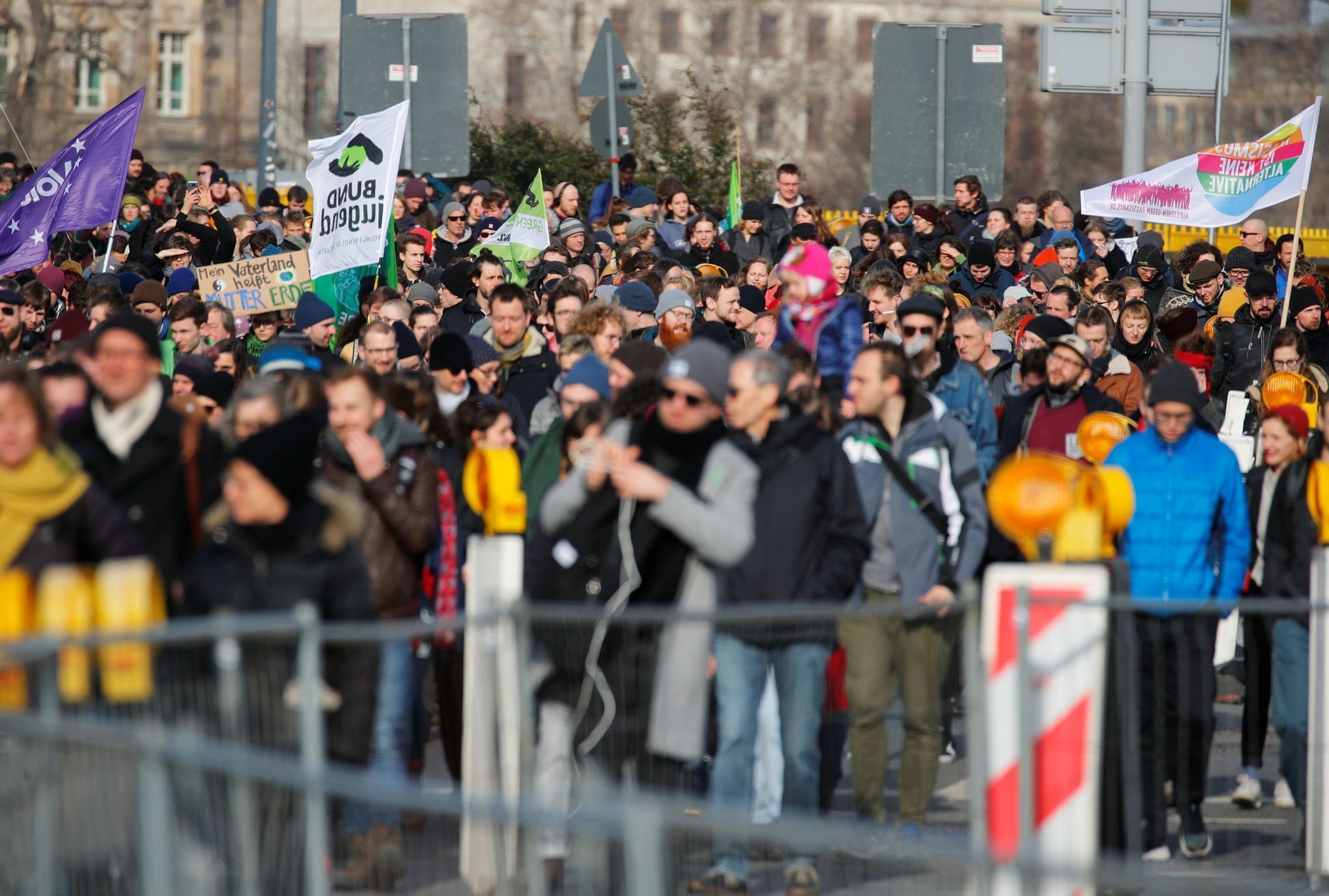 Demonstrace drážďany