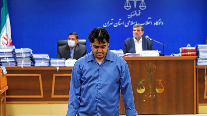 Popravený íránský novinář Ruhollah Zam