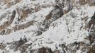 Alpine Skiing - FIS Alpine World Ski Championships - Women's Downhill Training - Cortina d'Ampezzo, Italy - February 12, 2021 Slope workers before the start REUTERS/Leonh