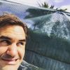 Miami Open Instagram (Roger Federer a leguán)