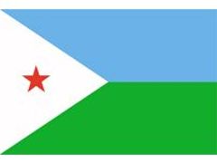 Vlajka Džibutska.