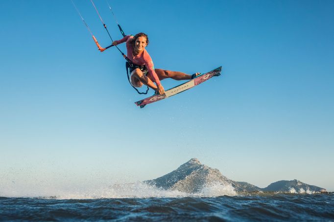 Paula Novotná, kitesurfing, kiteboarding