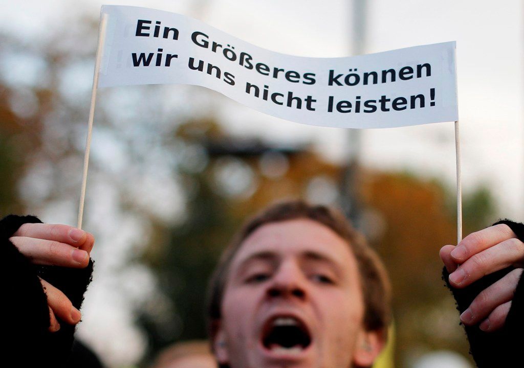 Rakousko - protest studentů říjen 2010