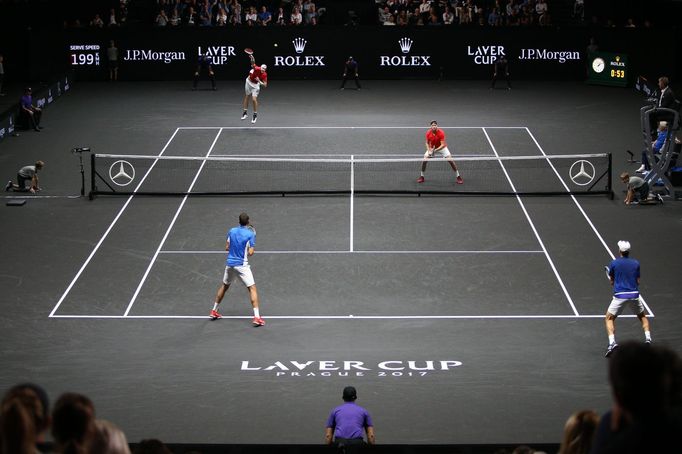 John Isner, Jack Sock vs. Tomáš Berdych, Marin Čilič