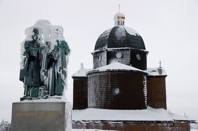 Pustevny, Radhošť, Radegast, kaple svatého Cyrila a Metoděje, panoramatická stezka Valaška