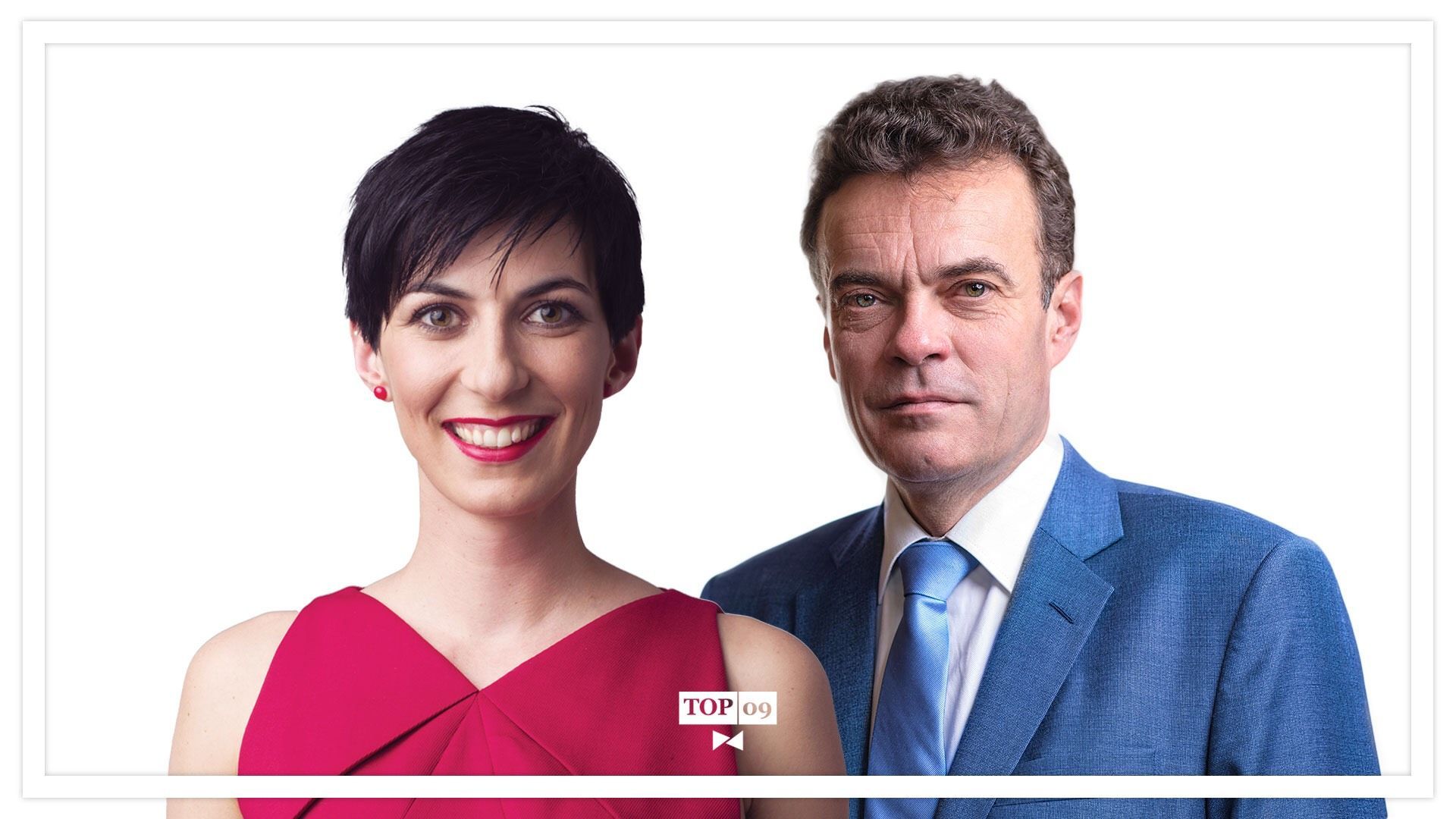 Dva kandidáti na předsedu TOP 09, poslankyně Markéta Pekarová Adamová a senátor Tomáš Czernin