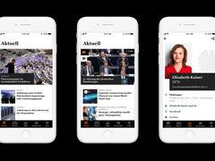 Screen aplikace Bundestag-App