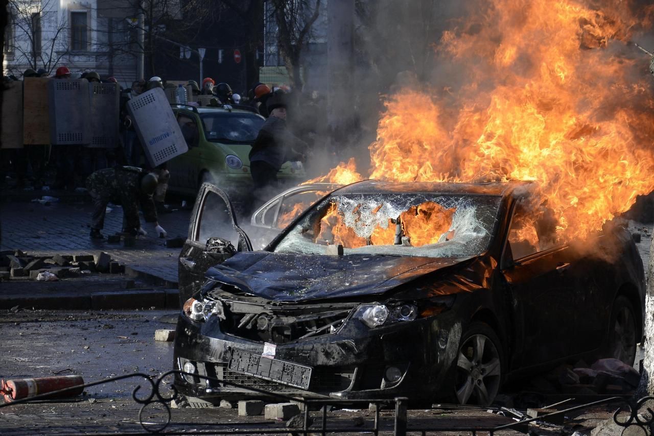 Ukrajina - protesty - 18. 2. 2014