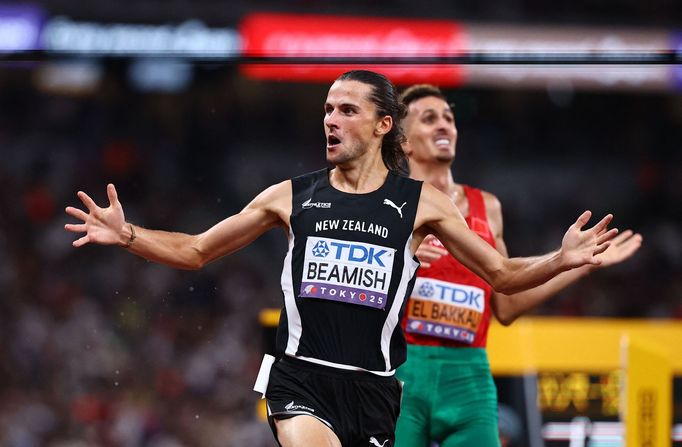 Novozélanďan Geordie Beamish na MS 2025 v atletice