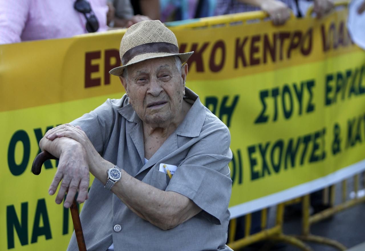 Řecko - Soluň - demonstrace - 8.9.2012