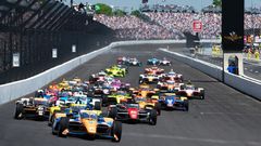 Start závodu Indy 500