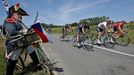 Čeští fanoušci na třinácté etapě Tour de France 2014