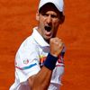 Novak Djokovič při vítězství na French Open v roce 2011