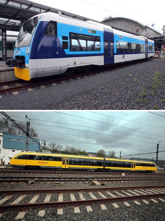 srovnání vlaků regiojet a čd 6