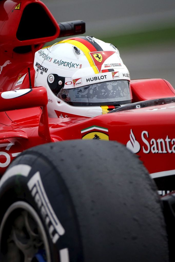 F1, VC Číny 2015: Sebastian Vettel, Ferrari