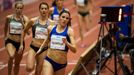 Czech Indoor Gala 2017: 400 m - Zuzana Hejnová, Denisa Rosolová a Sara Slott Petersenová