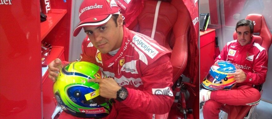 Felipe Massa a Fernando Alonso, Ferrari